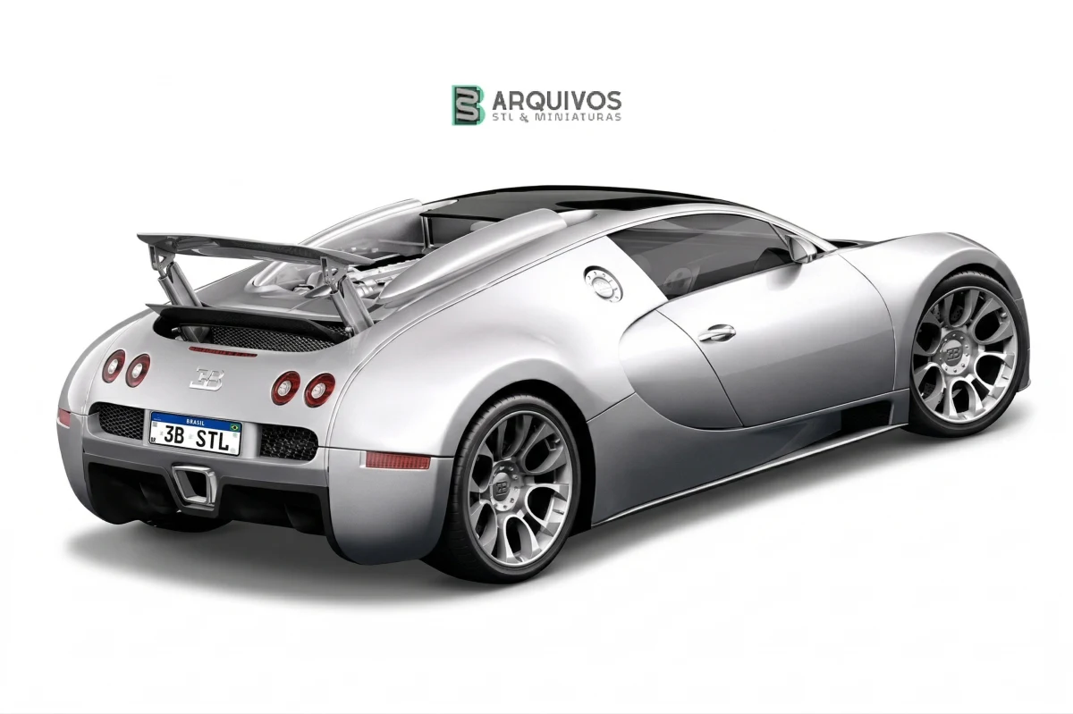 Modelo 3D STL - Bugatti Veyron Grand Sport 2010 — foto 5